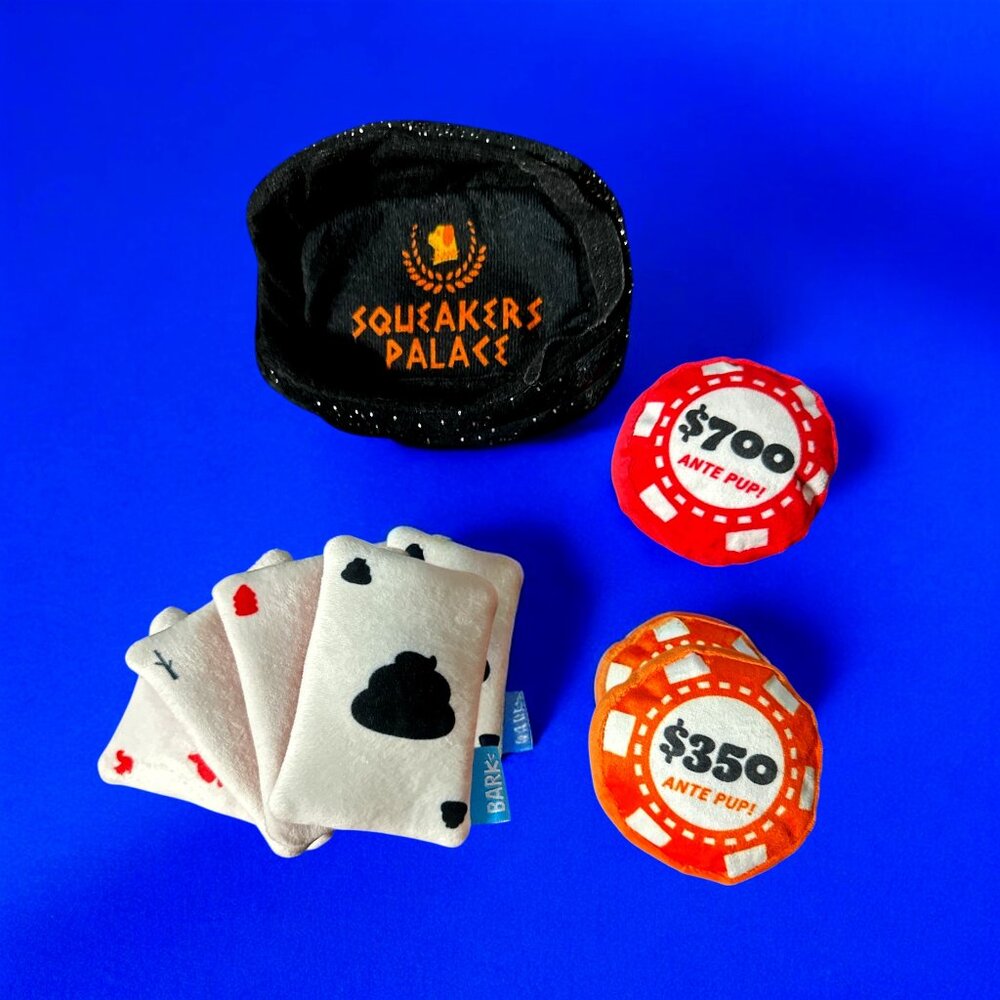 Casino Dog Toy Bundle - High Bets, Belly Rubs & Free Shipping!